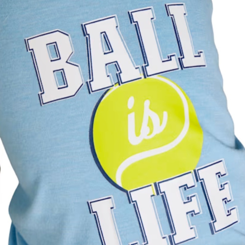 NWOT youly Ball is Life Dog tee S